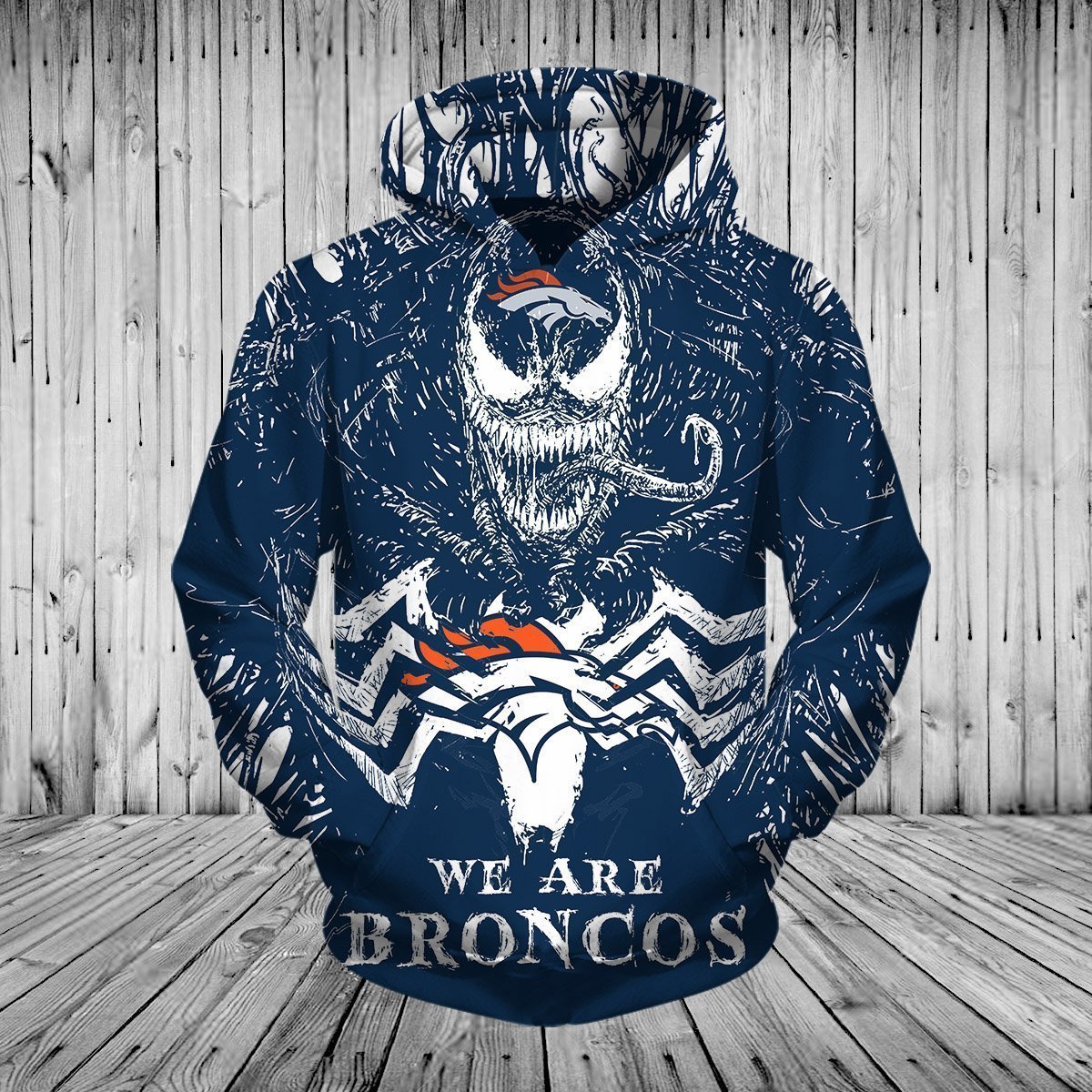 BRONCOS HOODIE 3D VN2