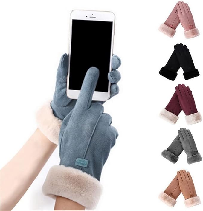 🧤🧤Velvet warm gloves (does not affect the use of mobile phones)