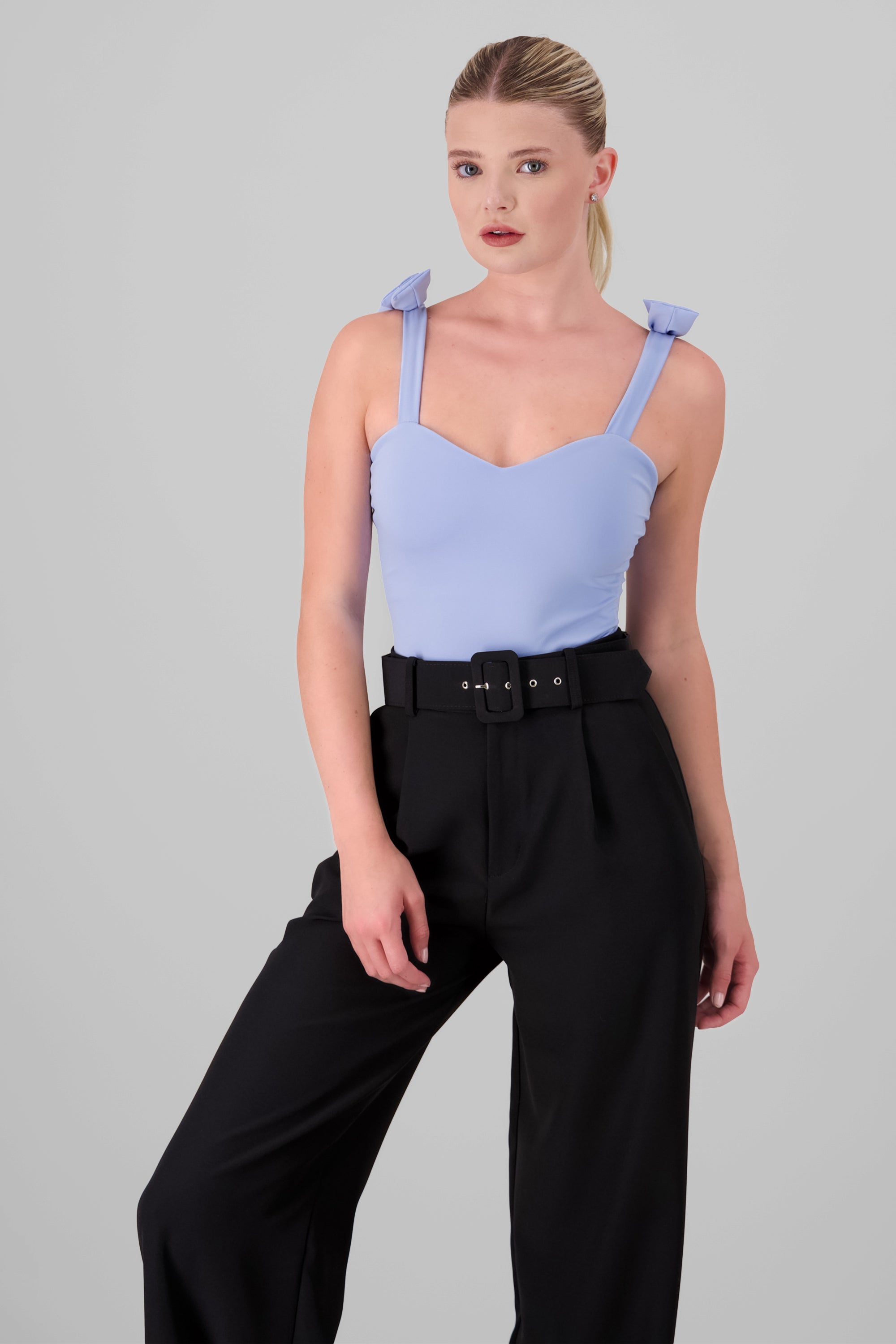 Jocelyn Bodysuit With Bow Straps