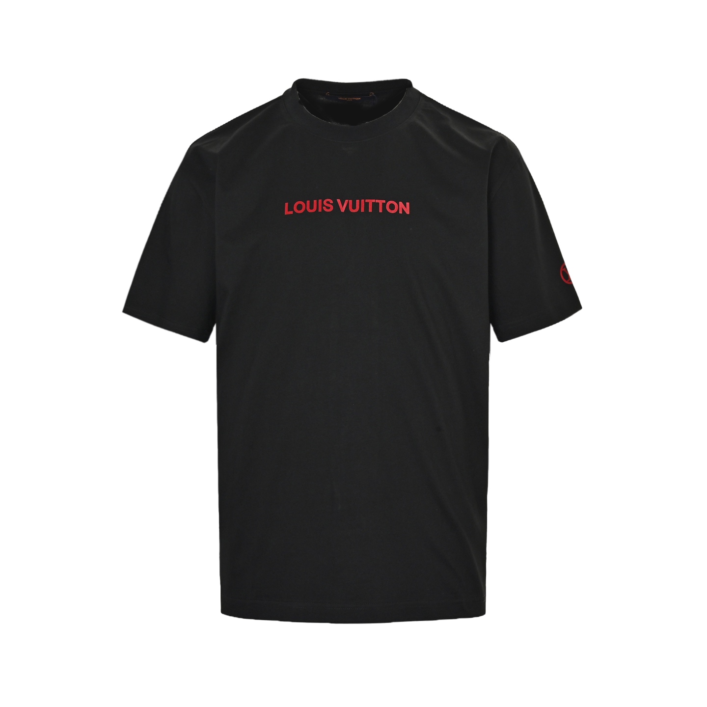 Louis Vuitton 25ss flocked lettering short sleeve