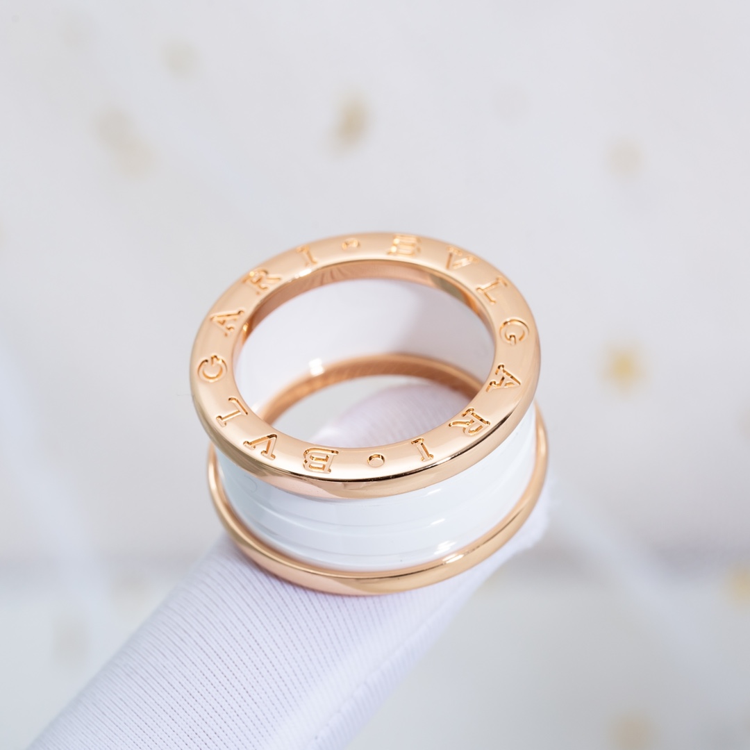 Bulgari Wide Ceramic Ring