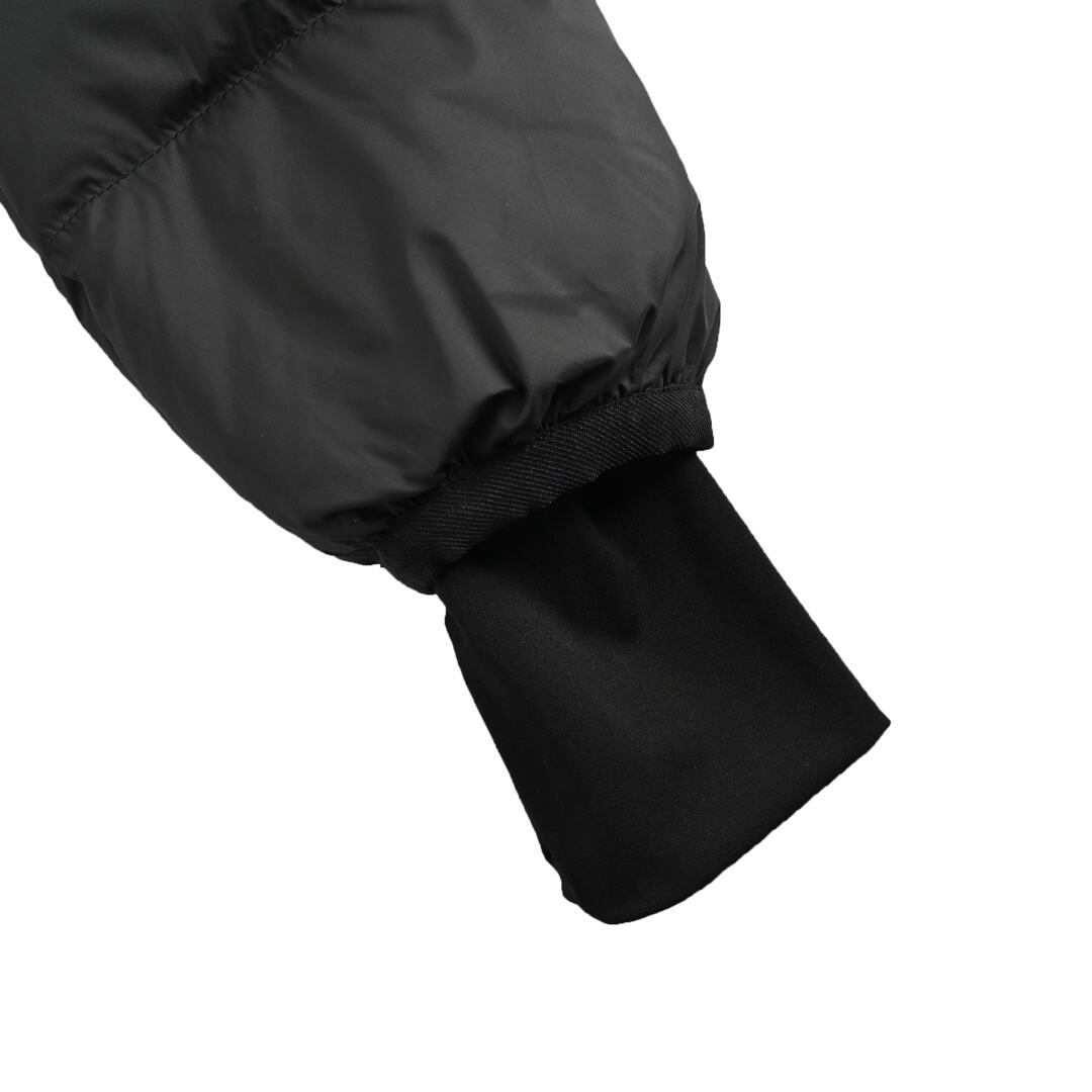 Moncler chest letter sleeve hooded ski series down jacket