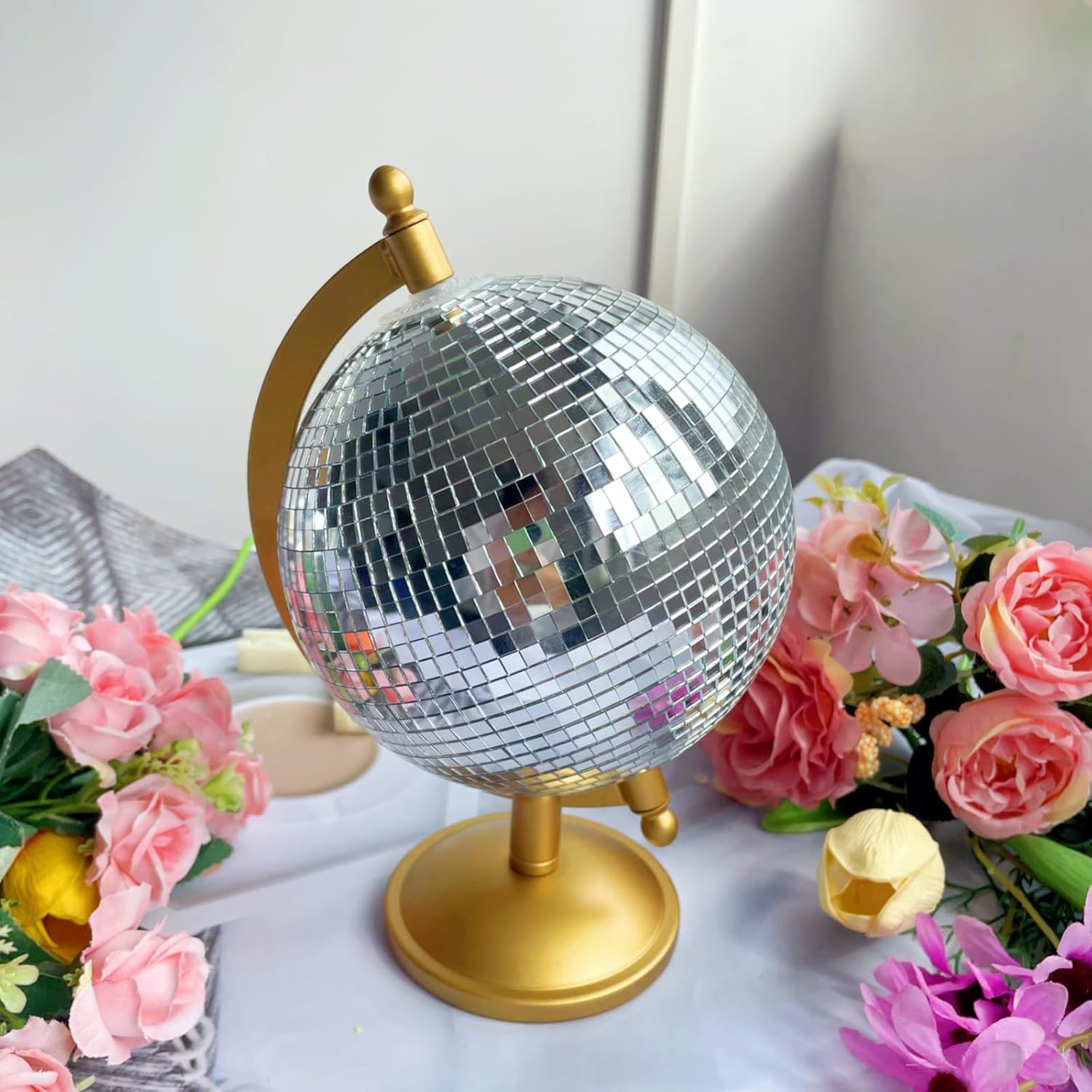 🔥ON SALE🔥Disco Ball Globe Home Decor Statues