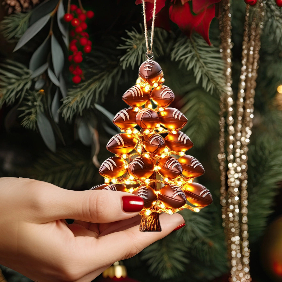 All-Star Football Christmas Ornament