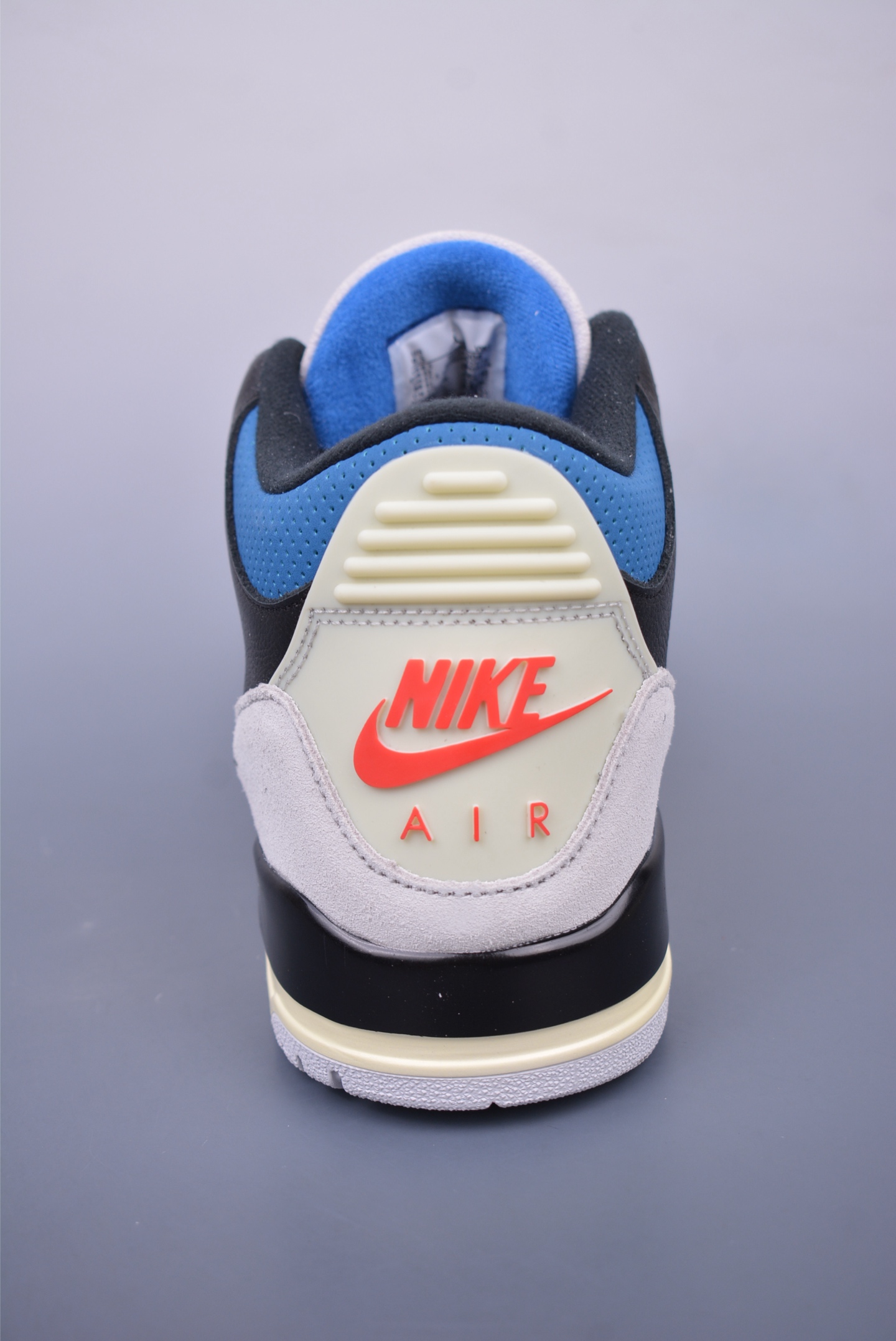Nike Air Jordan 3 OG SP Rare Air basketball shoes Retro Black Gray Blue Reverse Hook IB8967-004