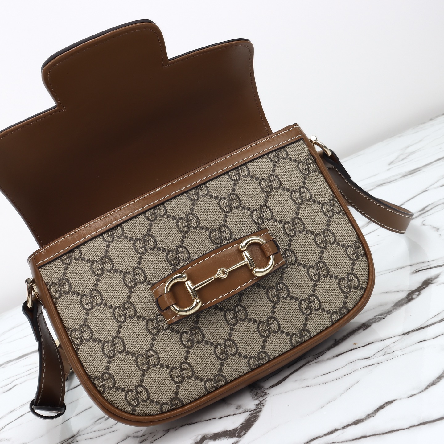 Gucci Horsebit 1955 Soft small shoulder bag 815205 FAD6L 9758
