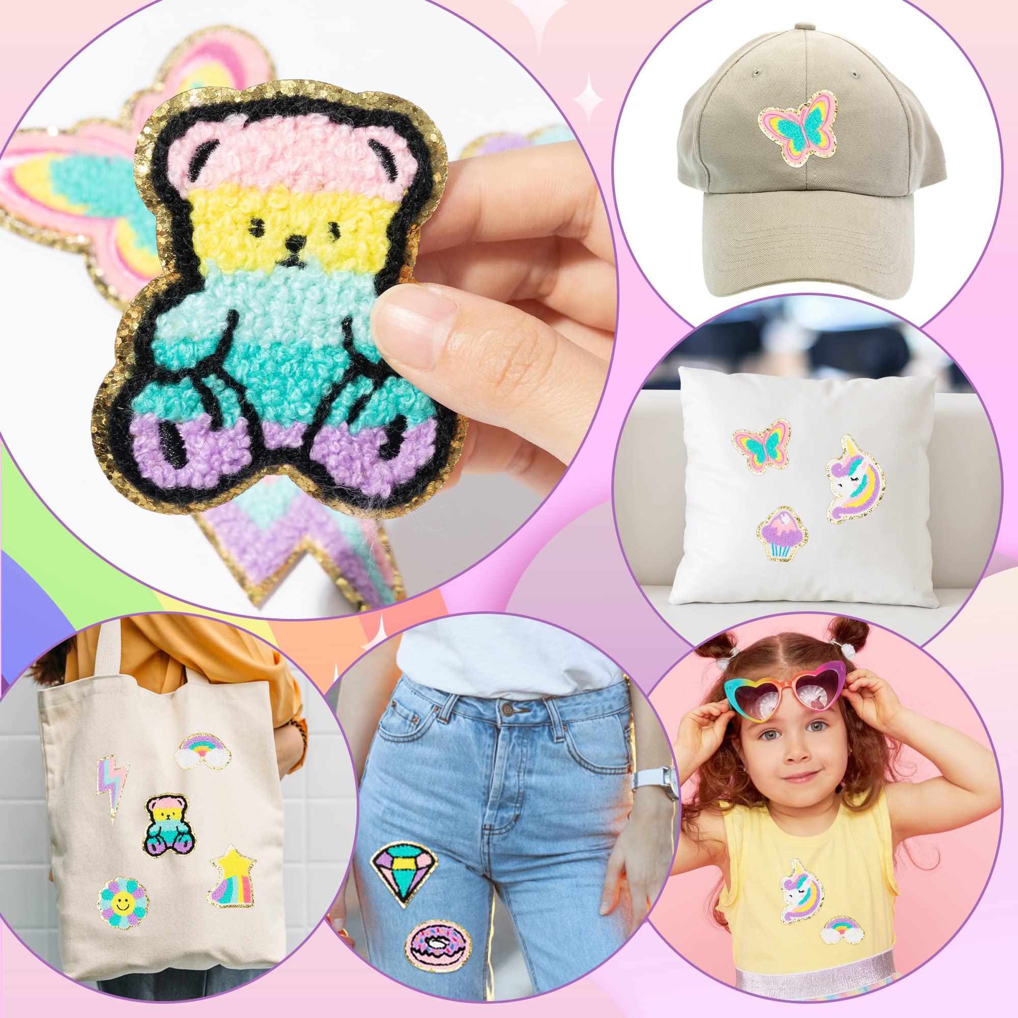 🔥Buy 3 Sets Free Shipping🔥Embroidered Iron on Patches Applique DIY Accessory for Backpack Clothes Dress Pants Hats Jeans