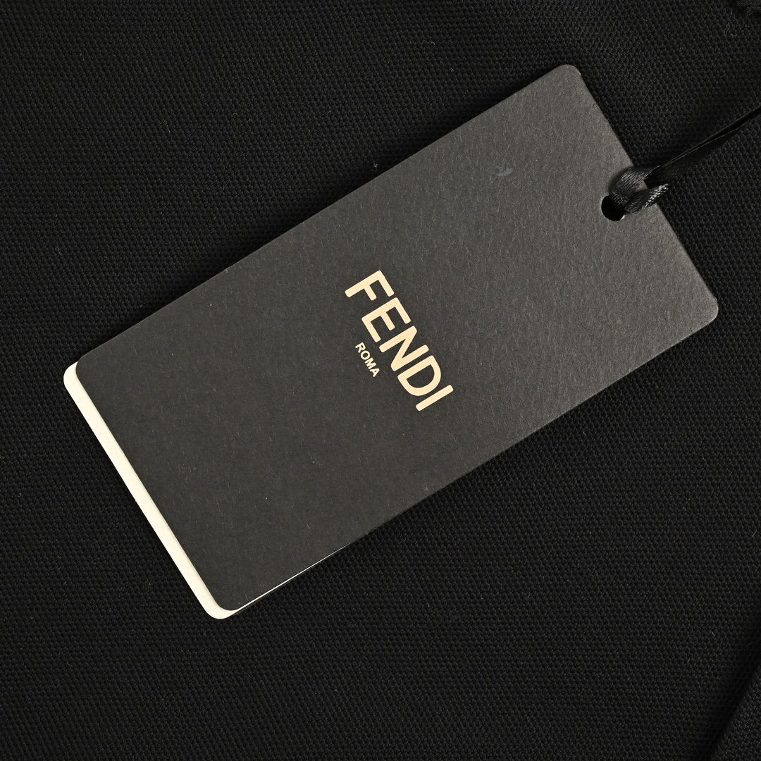 Fendi FF placket Polo short sleeve