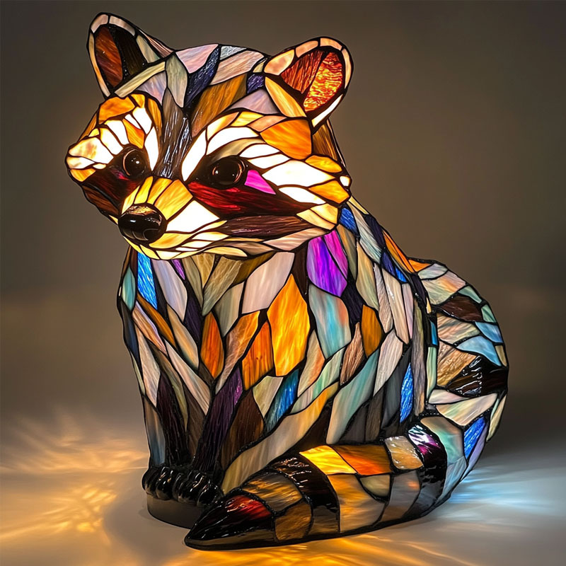 Raccoon Lamp