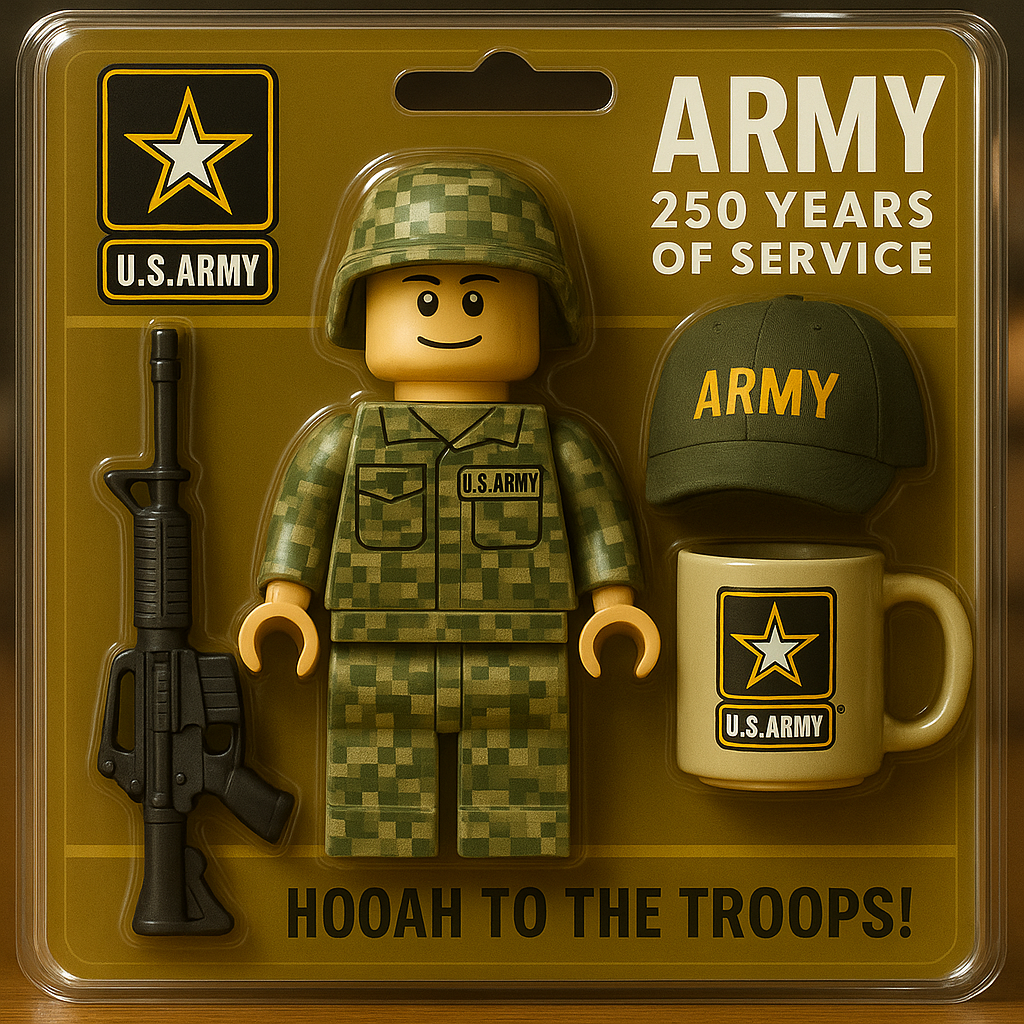250th Anniversary Military Commemorative Building Block Sets