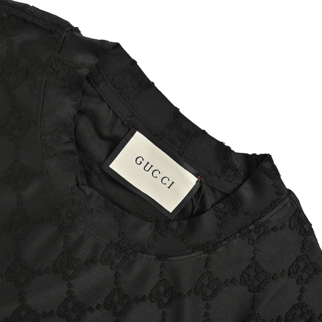 Gucci 24ss all over double G jacquard short sleeves