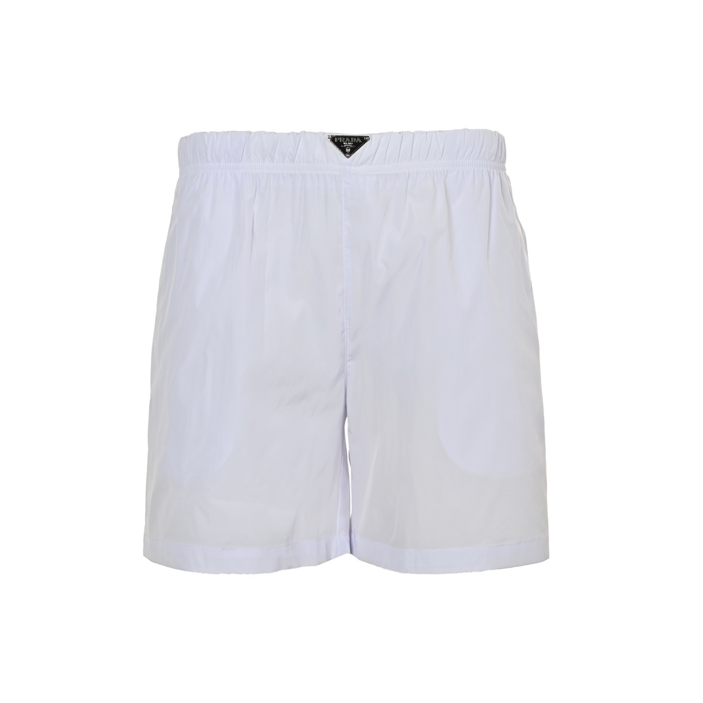 Prada 25ss waist triangle logo beach shorts