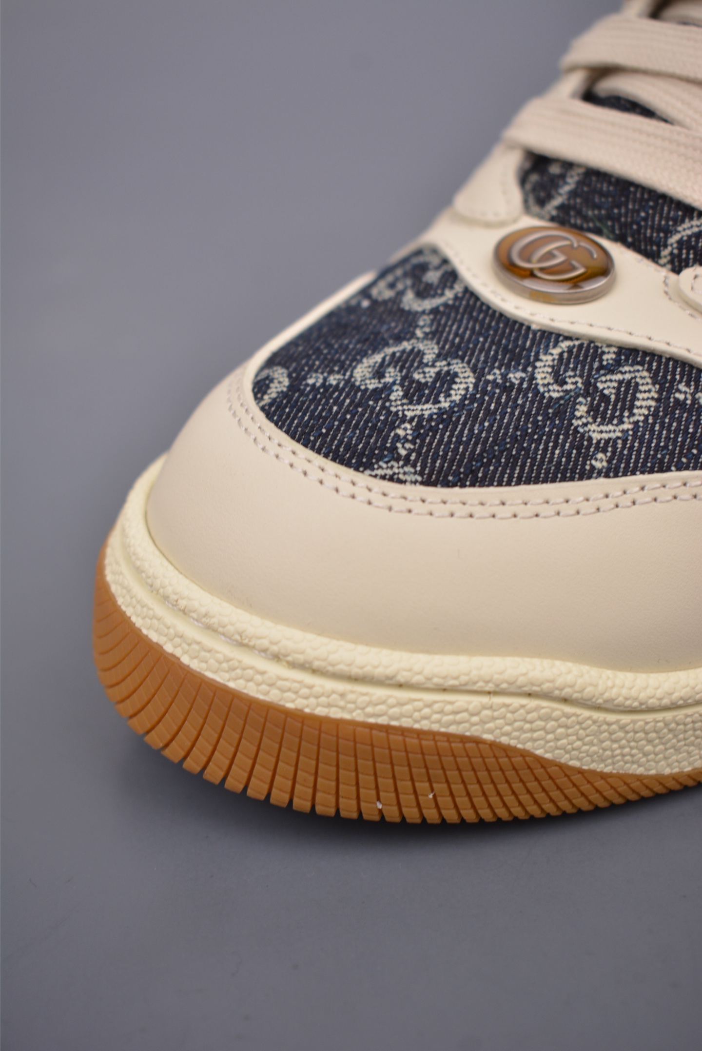 Gucci Screener GG Sneaker Low Off-White Blue Denim