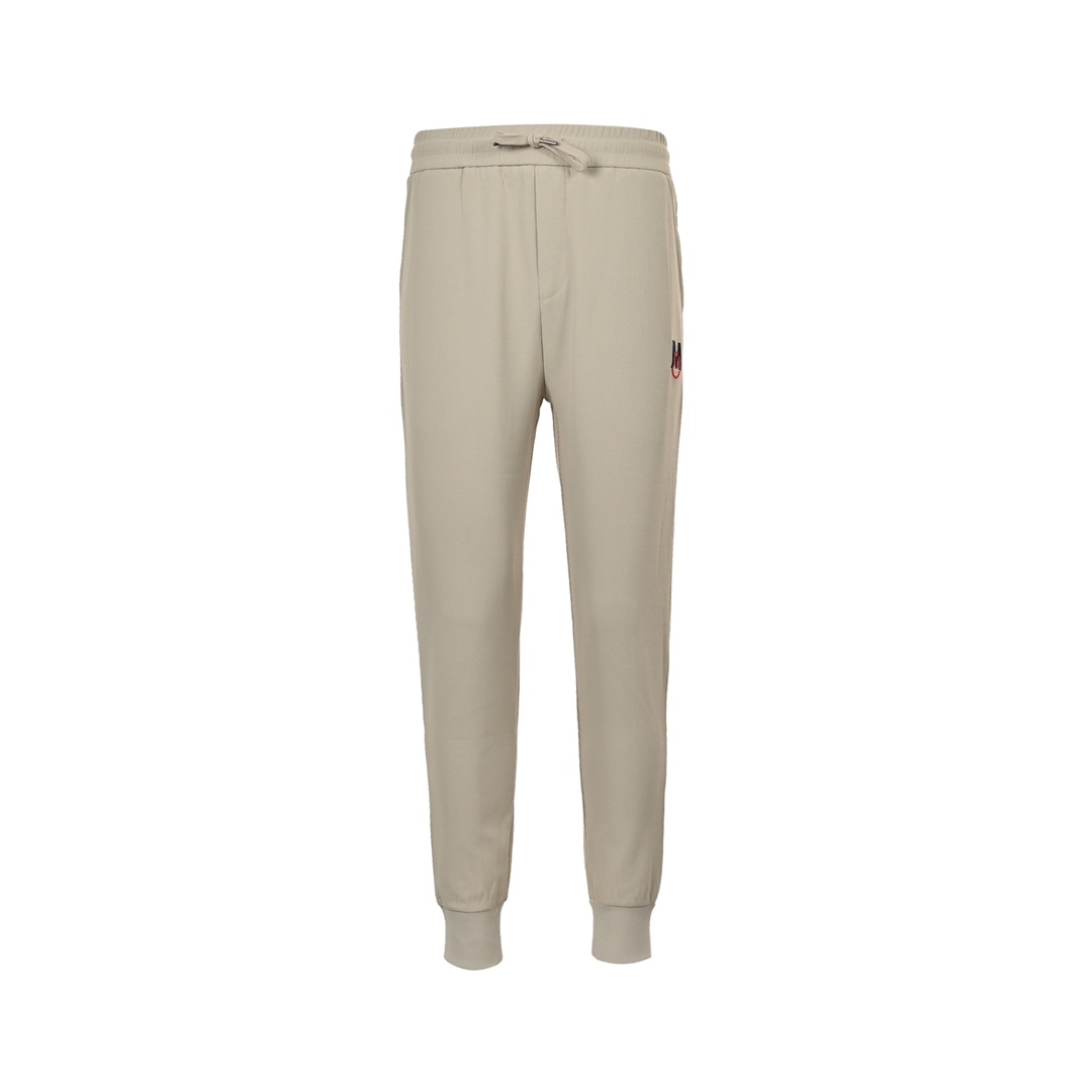 Moncler embroidered logo waffle thin trousers