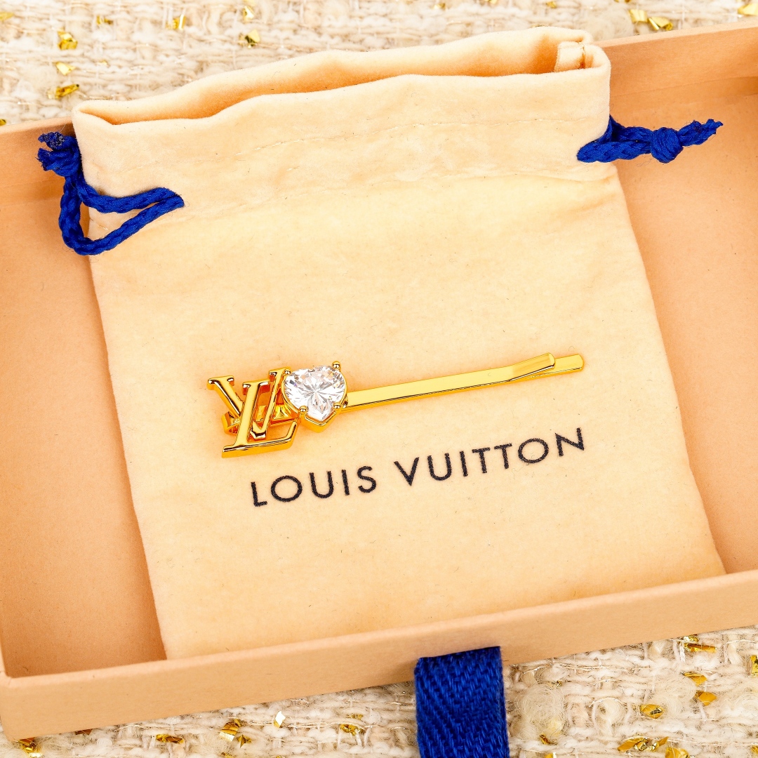 Louis Vuitton Heart Hair Clip
