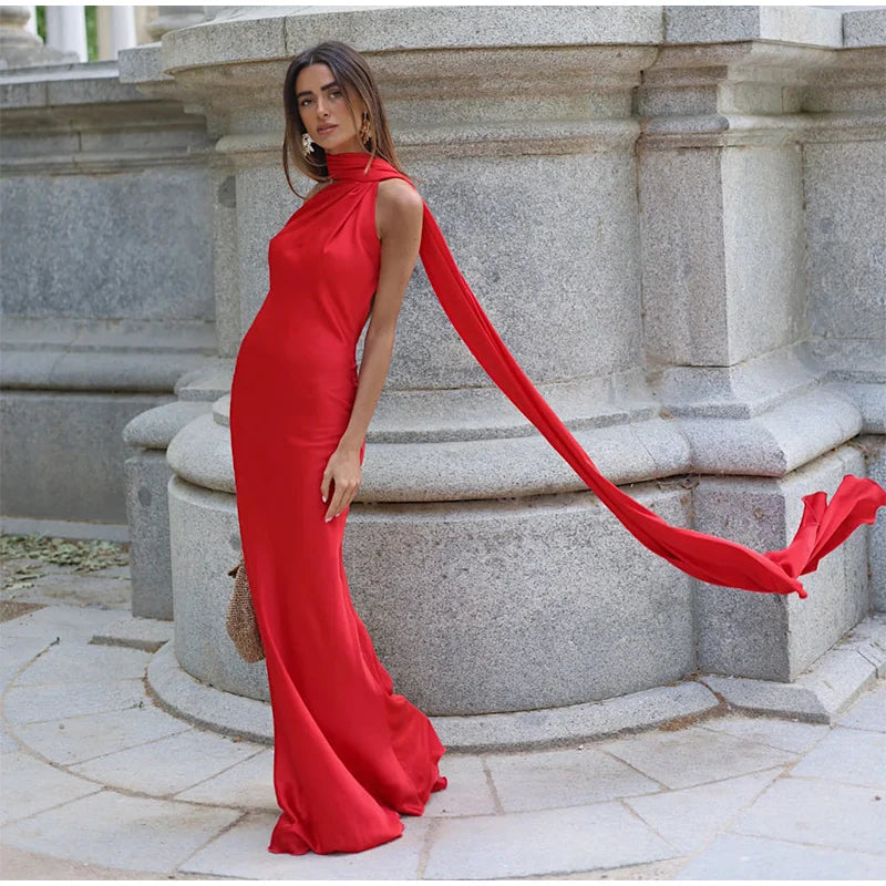 Sexy Backless Long Dress