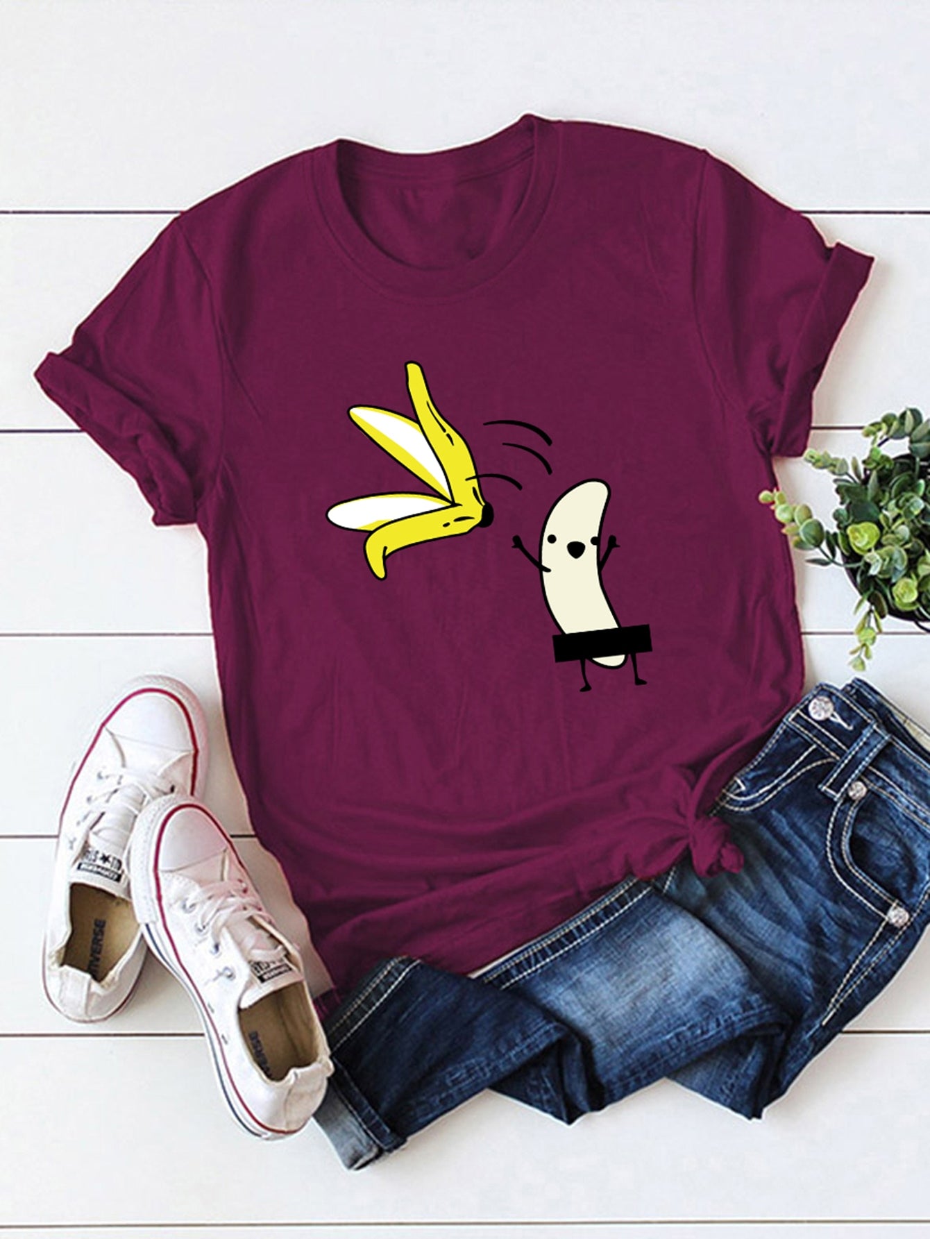 Cartoon Print Tee