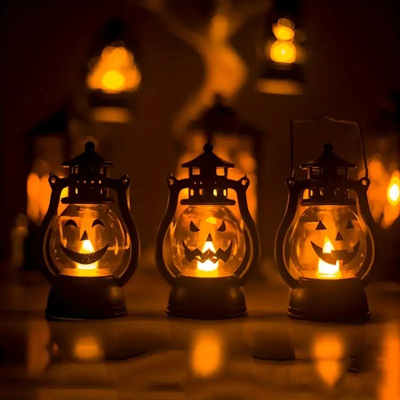 🔥On Sale🔥3PCS Halloween Pumpkin Lantern Portable