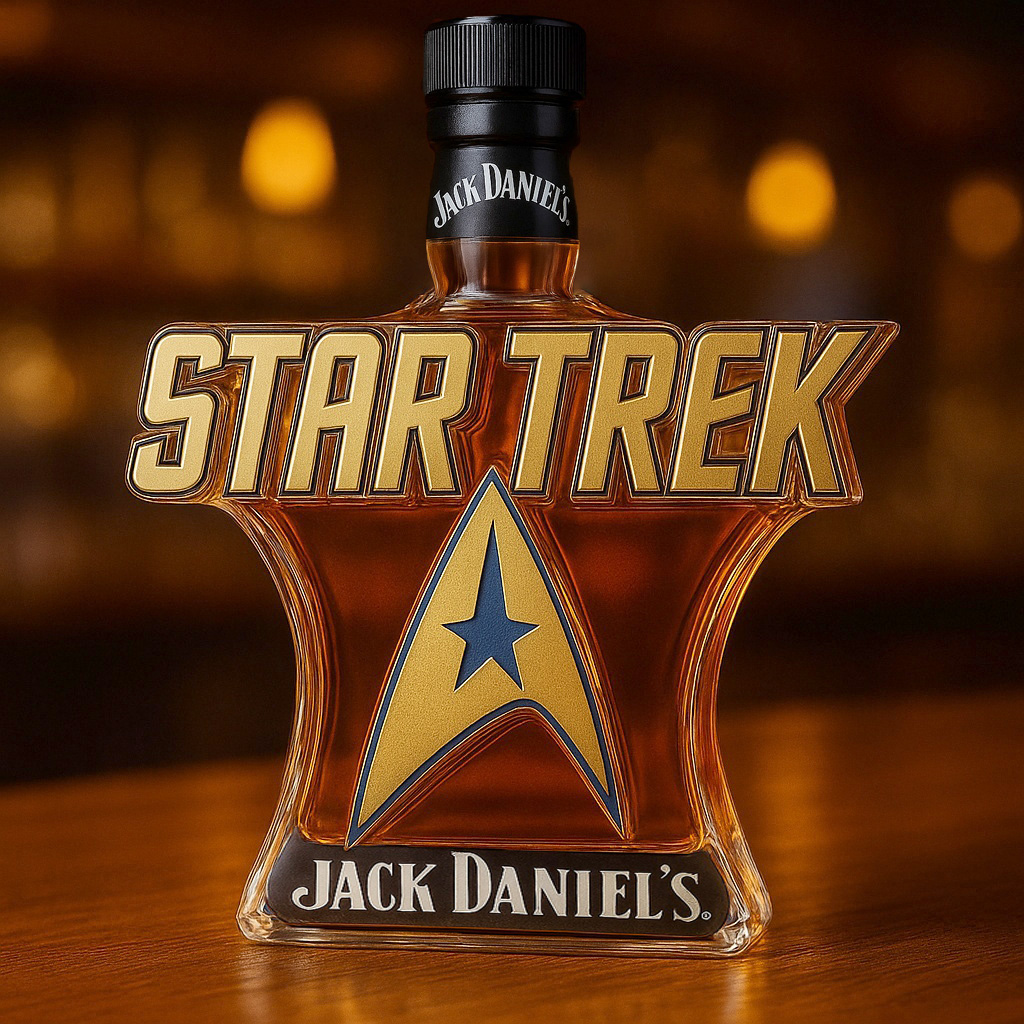 Star Trek 60th Anniversary Limited Whisky Bottle