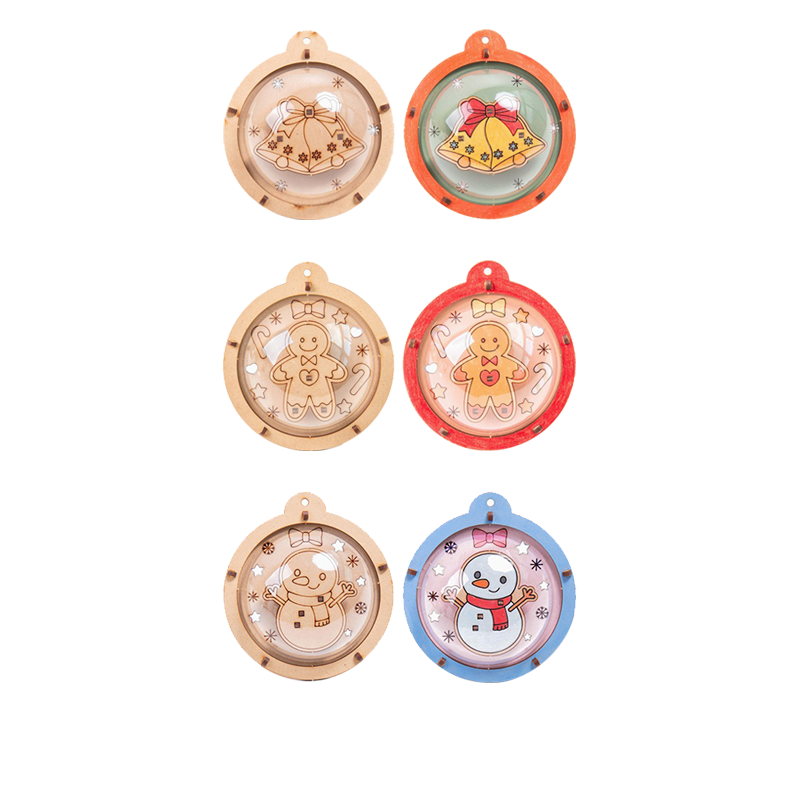 🎅EARLY CHRISTMAS SALE - 50% OFF🎄😍Wooden DIY Christmas Ornaments🎄-⏰BUY 6 GET 20% OFF & FREE SHIPPING