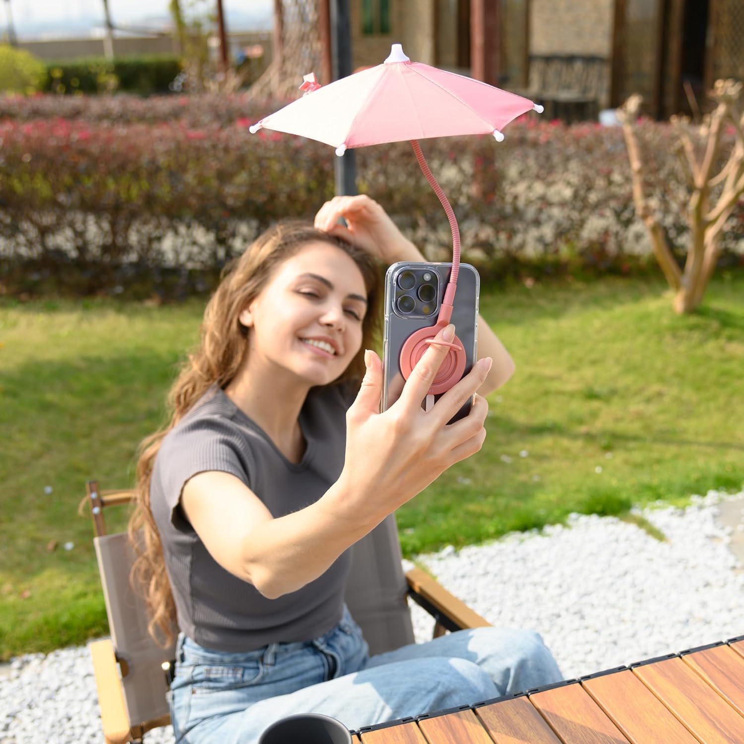 🔥Last Day Promotion 65% OFF - Magnetic Phone Sun Shade Shield Umbrella