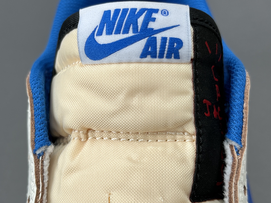 fragment design x Travis Scott x Air Jordan 1 Low OG SP AJ1 TS joint Fujiwara Hiroshi lightning hook 2.0 DM7866-104