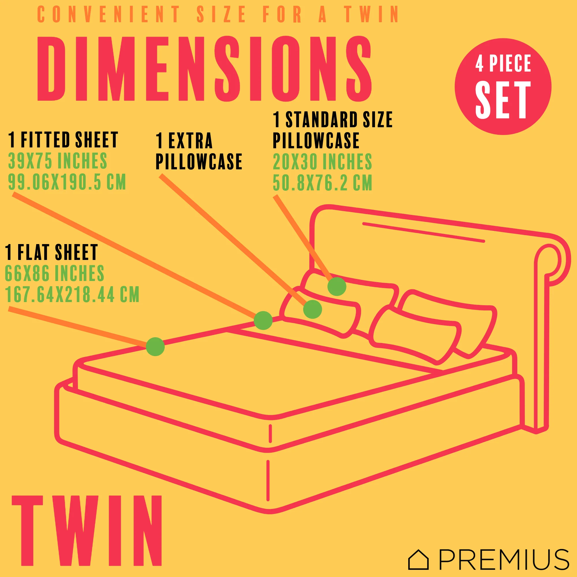 PREMIUS Leo Soft Wrinkle-Free Microfiber Sheet Set, Navy-Gold