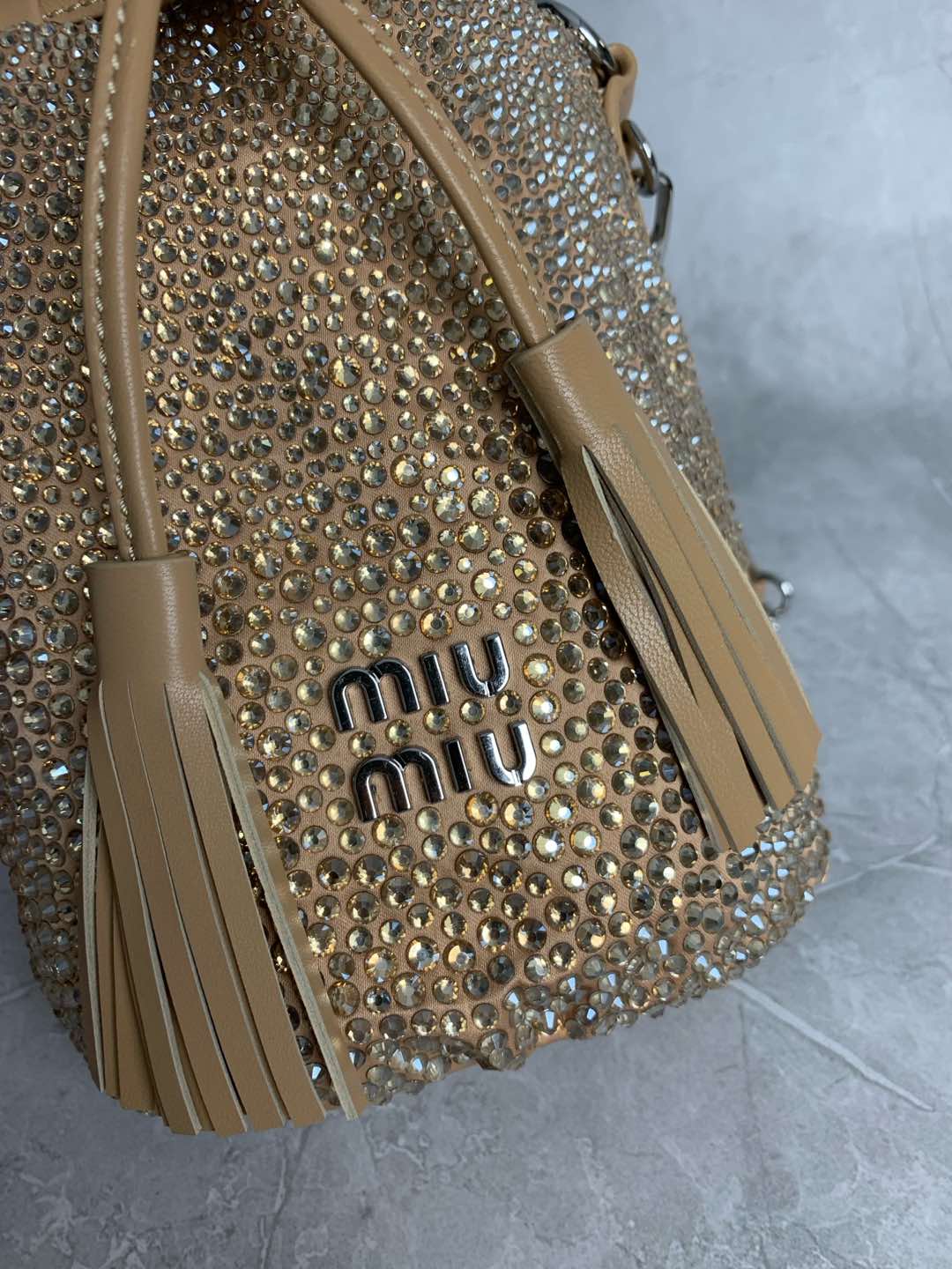 Miu Miu Diamond Bucket Bag 5BE090