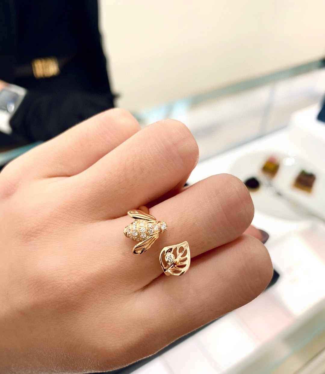 Dior Diamond Bee Ring