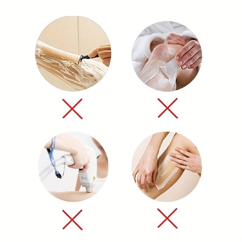 Painless Physical Hair Remover, Epilator, Crystal Hair Eradicator, Safe, Easy to Clean, Reusable, Body, Beauty, Depilation