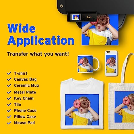 (🔥Last Day Promotion-SAVE 50% OFF)2023 New Upgrated Easy Make Multifunction Thermal Transfer Paper(10 PCS/Set)-BUY 2 GET 1 FREE