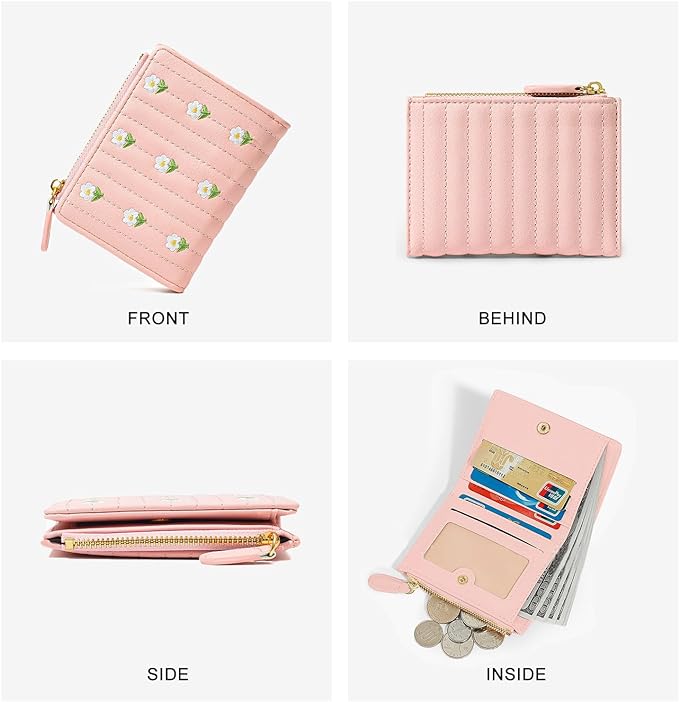Fashion PU Leather Small Wallet For Girls