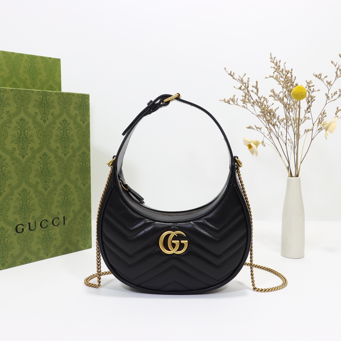 Gucci GG Marmont small shoulder bag 699514 DTDHT 1000