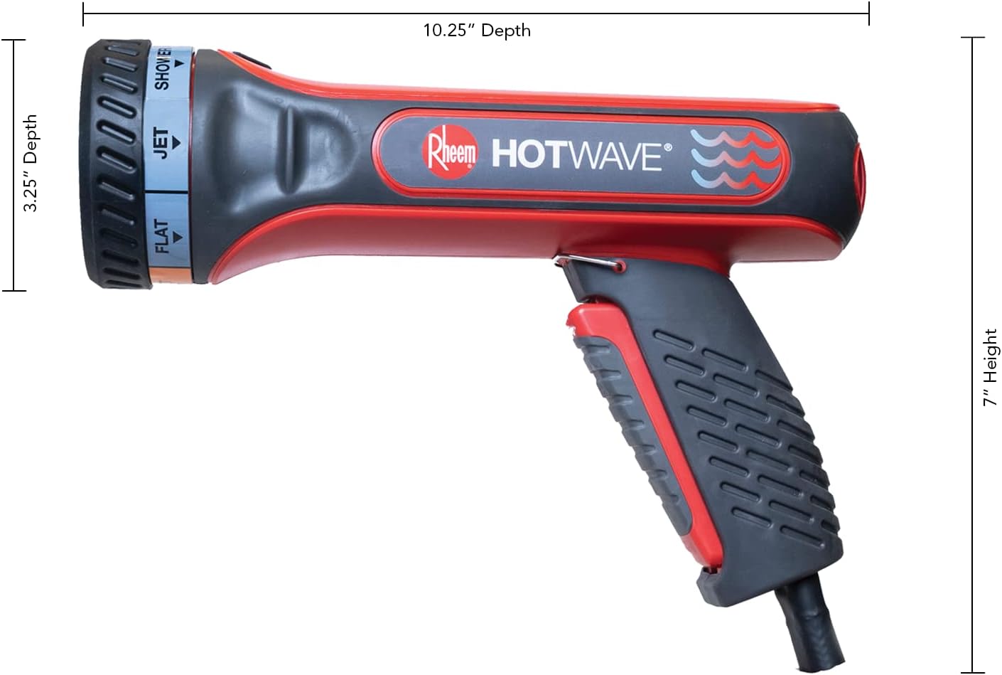 Rheem HotWave Multipurpose Heated Hose Nozzle Sprayer
