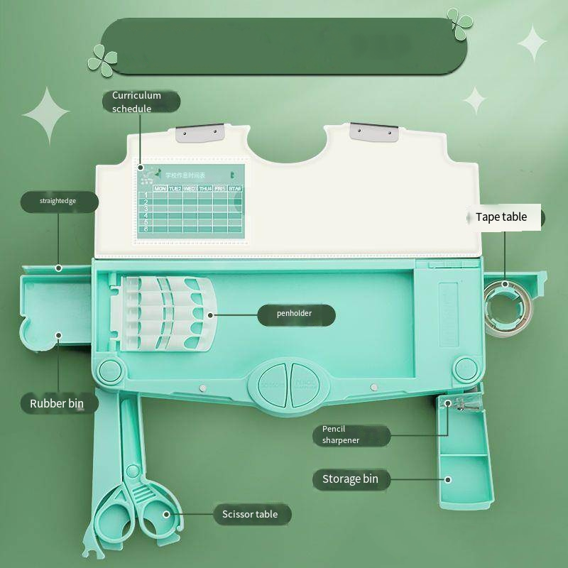 (🔥Last Day Promotion-SAVE 50% OFF)🌟2023 New Upgrade Multifunctional Stationery Box-BUY 2 GET FREE SHIPPING!
