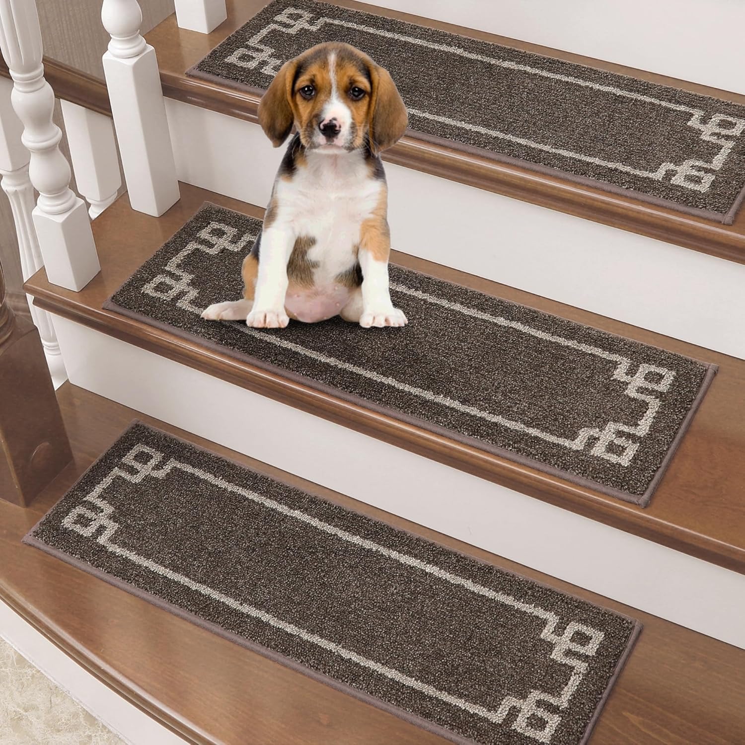 💥Exclusive Sale💥Soft Cashmere Non-Slip Washable Reusable Carpet Stair Treads 28inX9in