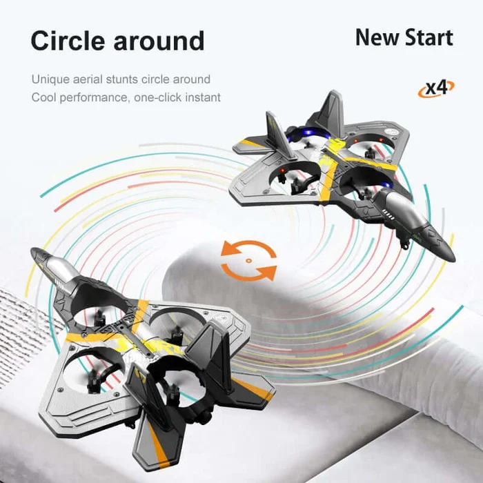 (🎁2023-Christmas Hot Sale🎁)🔥V17 Jet Fighter Stunt RC Airplane