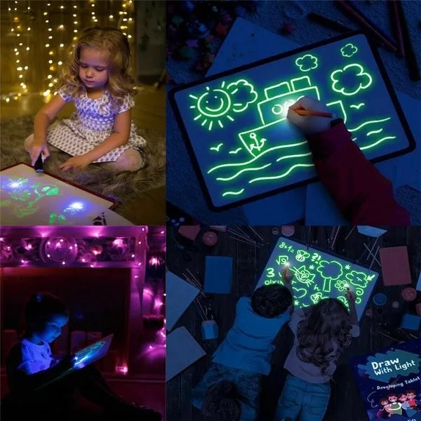 (🔥Last Day Promotion-SAVE 50% OFF) --11.8/16.5 Inch Light Drawing -Fun And Developing Toy-BUY 2 GET 10% OFF & FREE SHIPPING