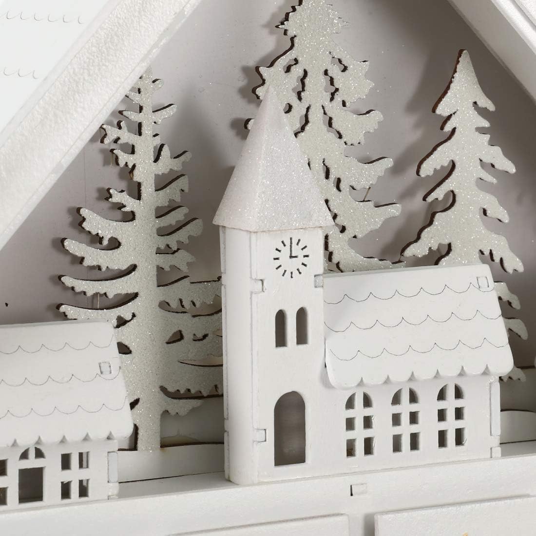 🎄CHRISTMAS ON SALE🔥Christmas Wooden Advent Calendar House with 24 Drawers