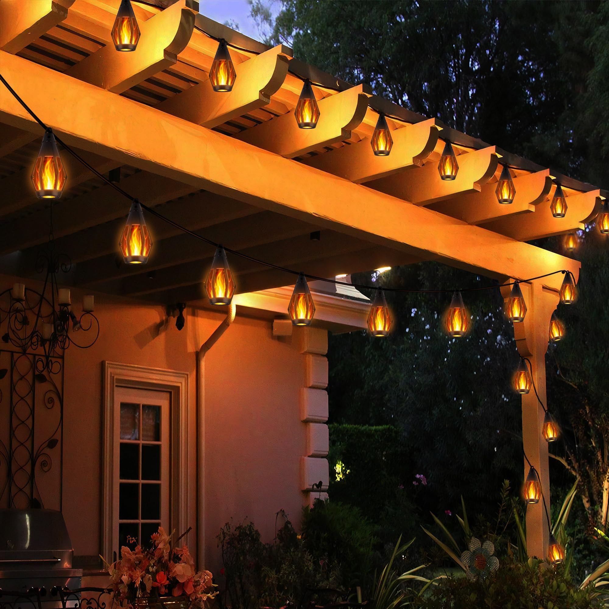 🔥ON SALE🔥Solar Flame String Lights