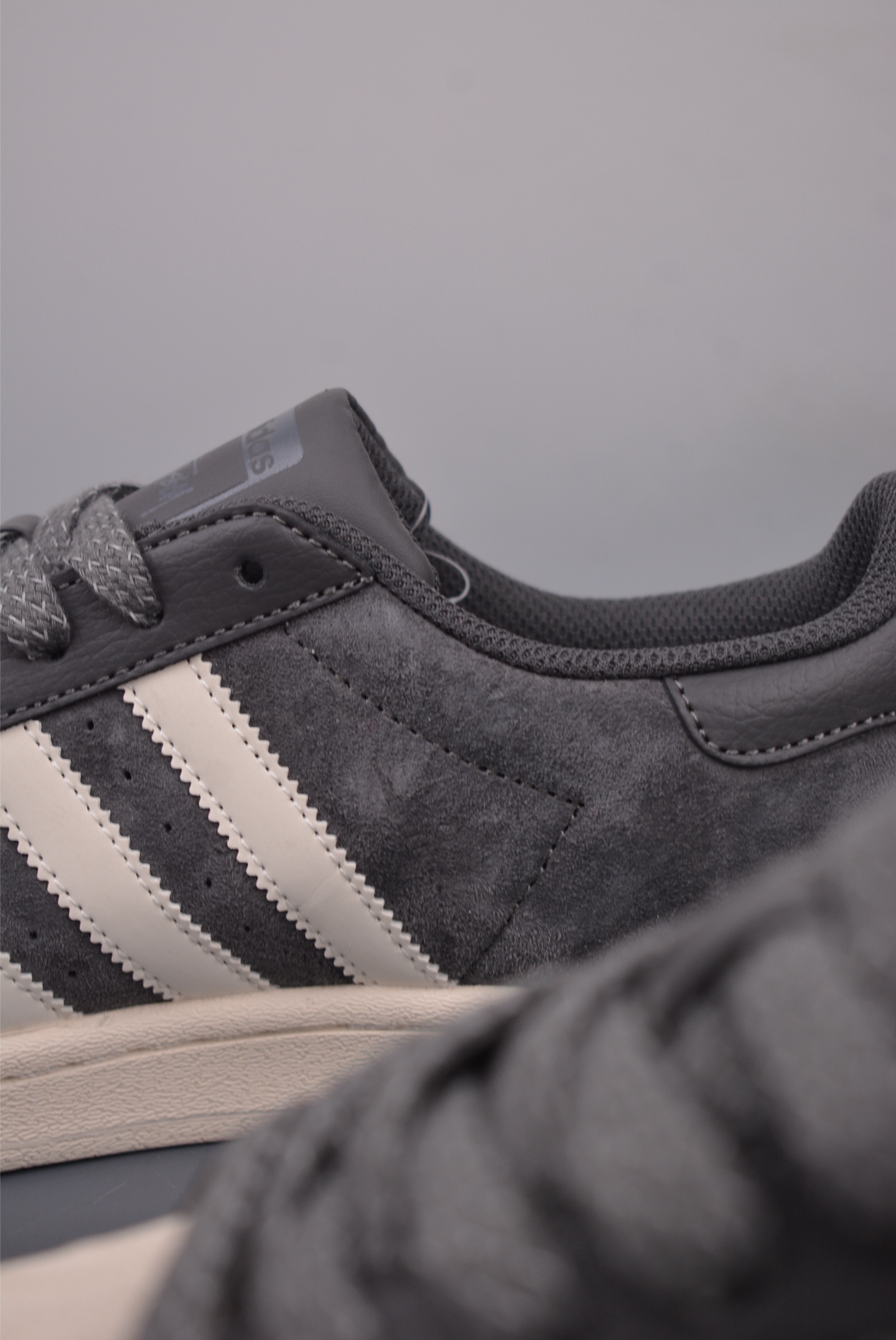 Stussy x Adidas Originals Superstar XLG Dark Grey BZ2514