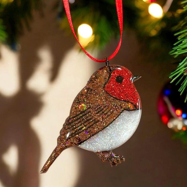 Christmas robin decoration