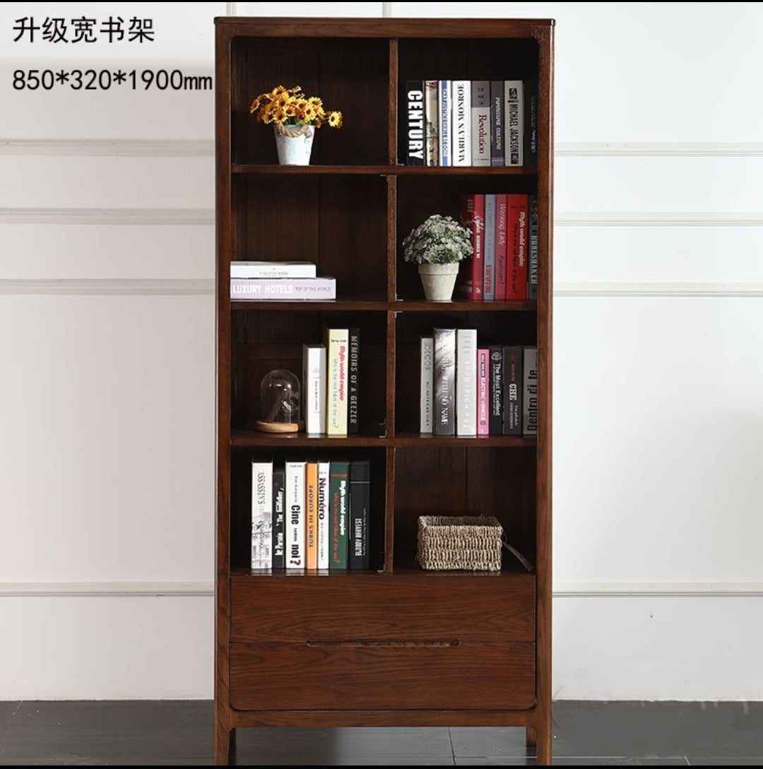 LEONARDO Scandinavian Bookcase Book shelf Nordic Style