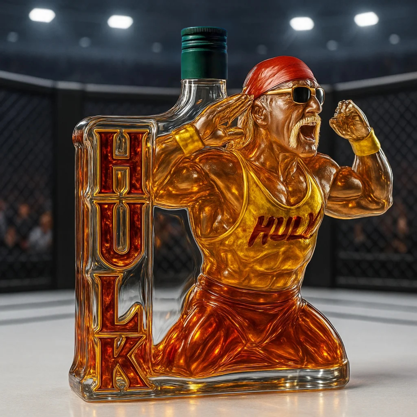 “HULKAMANIA FOREVER” Memorial Whiskey Decanter