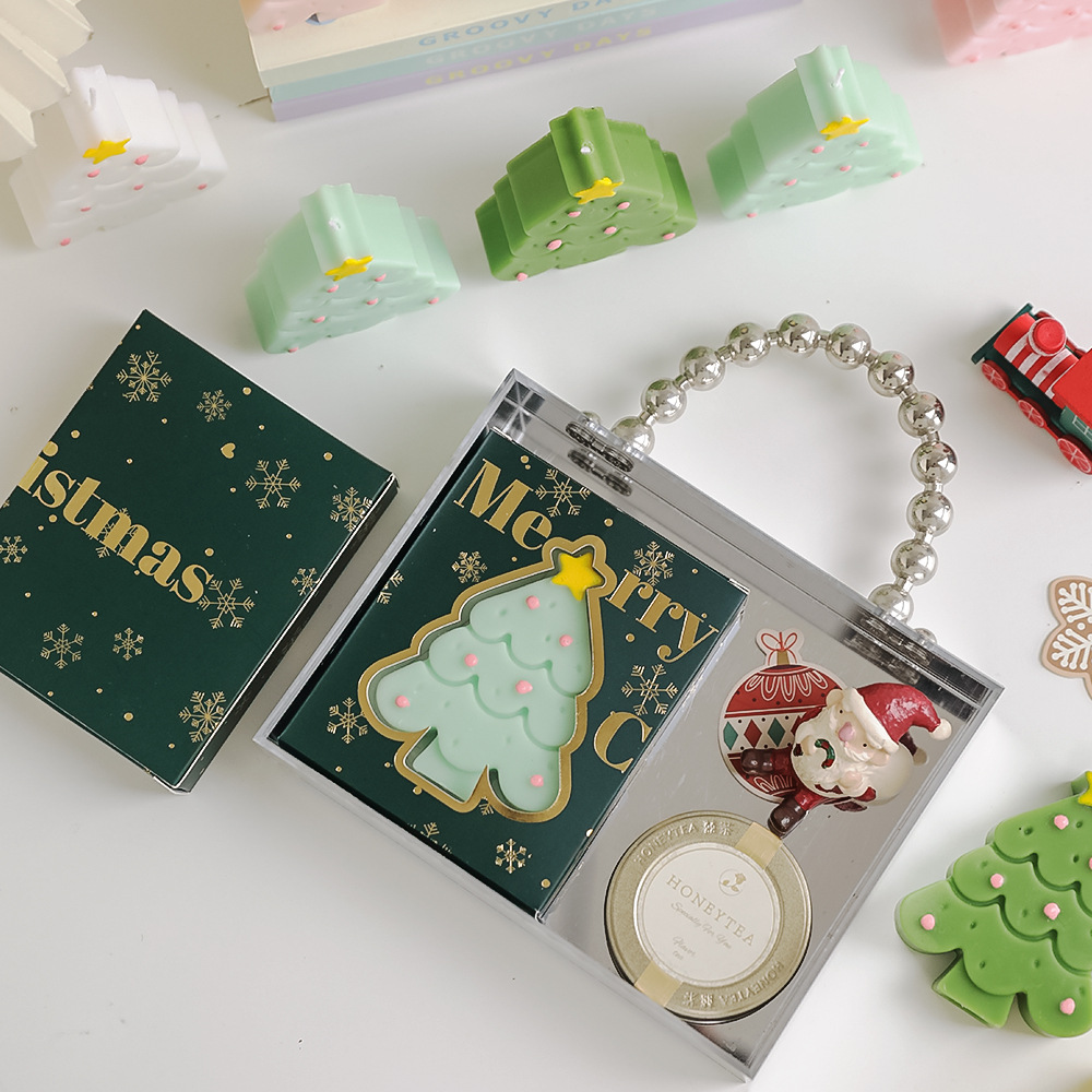 Christmas Aromatherapy candle wholesale Christmas tree decoration senior hand gift small gift Candle fragrance candle