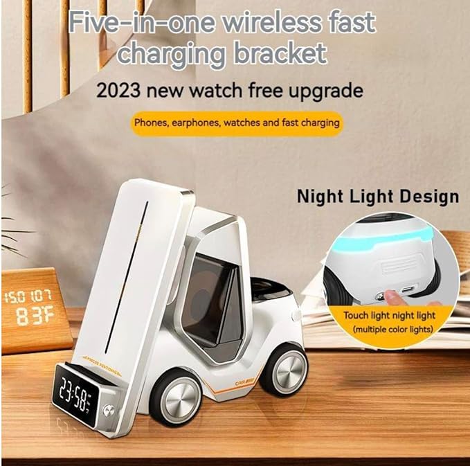 🎄Christmas Special Sale-[SAVE 50% OFF]-Ciosuinu Design Shop | New desktop 3-in-1 wireless fast charging bracket car shape--Limited Time Free Shipping