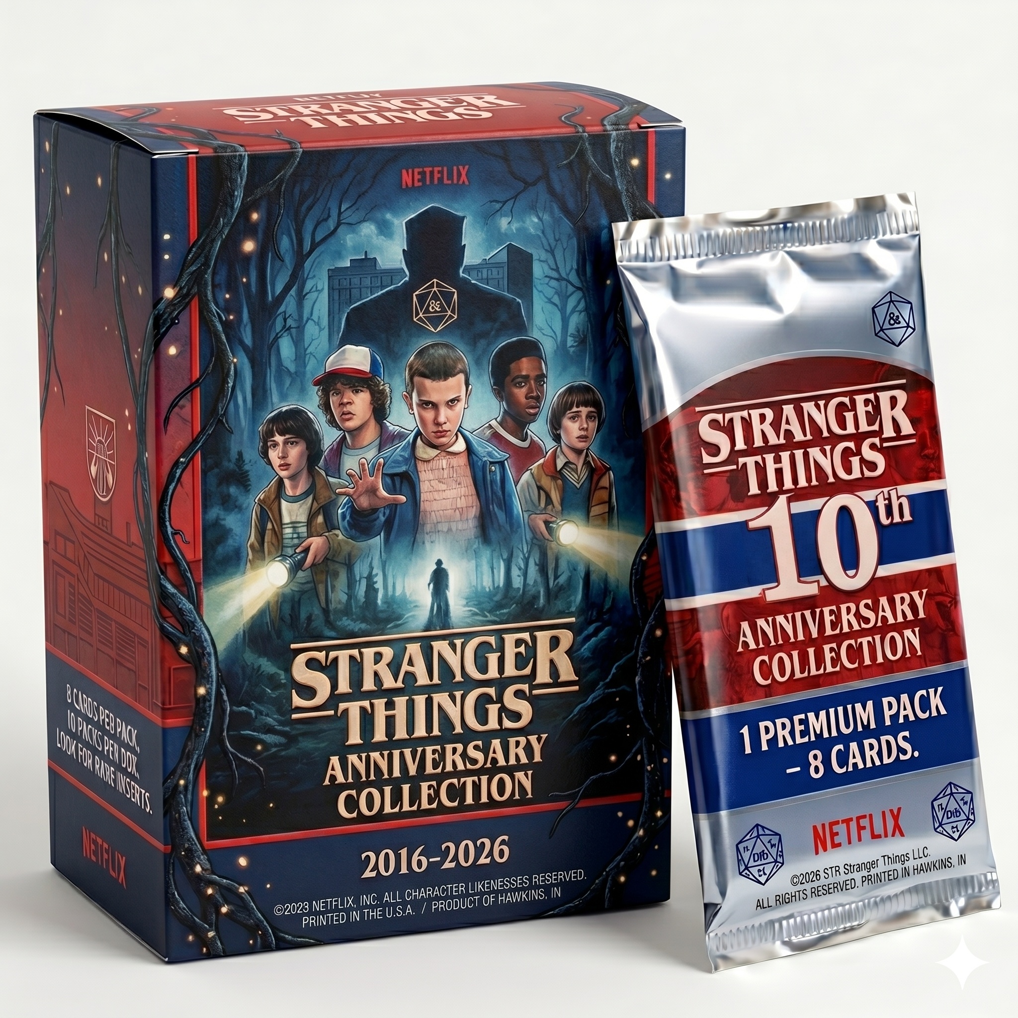 2026 Stranger Things 10th Anniversary Legacy Collection Hobby Box
