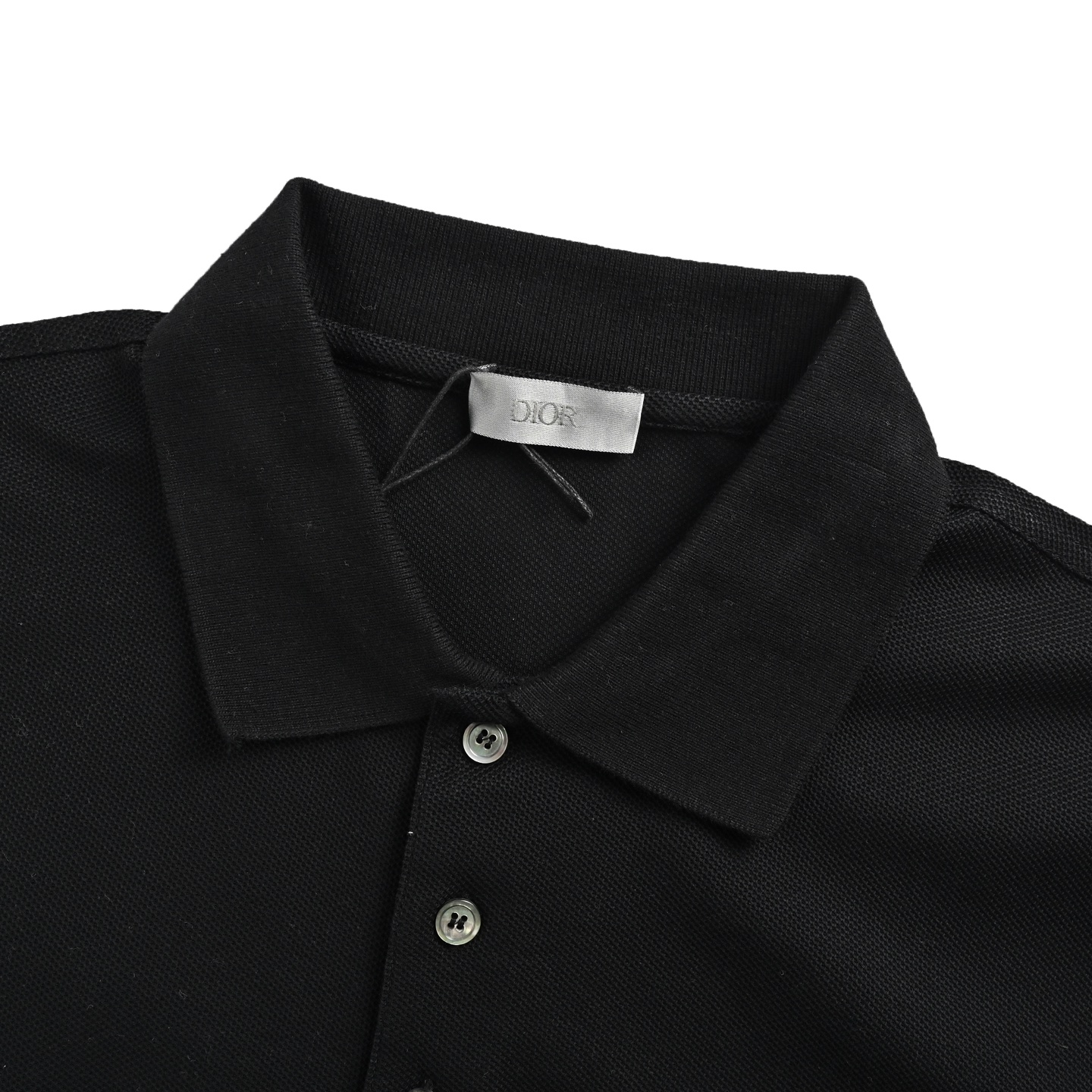 Dior 25ss embroidered Polo short sleeve