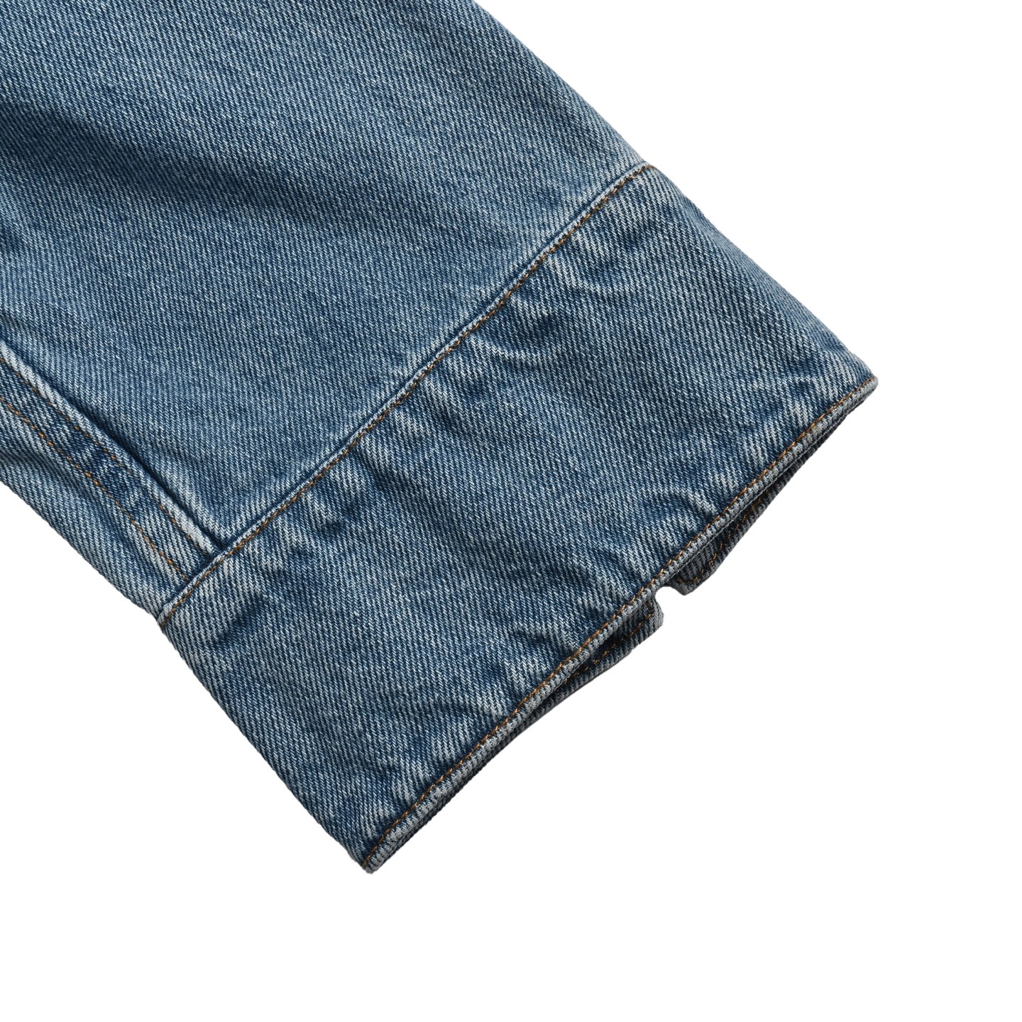 Louis Vuitton 25ss pocket embroidered zip-up denim jacket