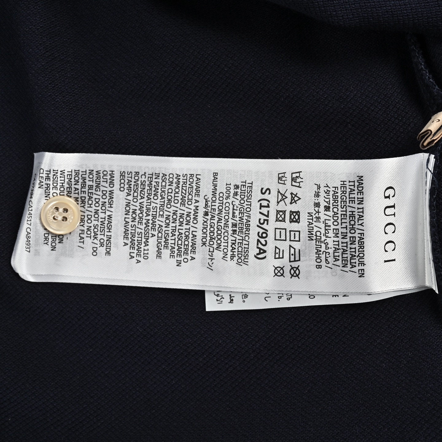 Gucci Double G embroidered Polo short sleeve